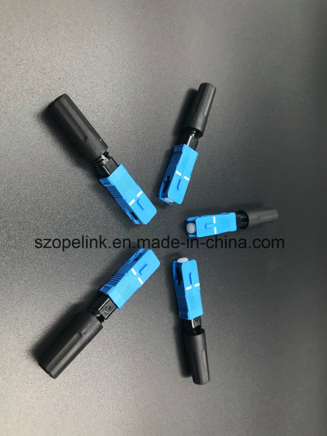 Optical Fiber Fast Connector for Patch Cord Applied in Network and Wireless