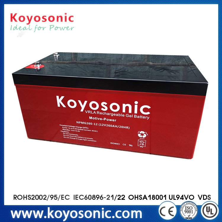 Motive Power Gel Battery 200 Ah Deep Cycle Lithium Batteries for Solar