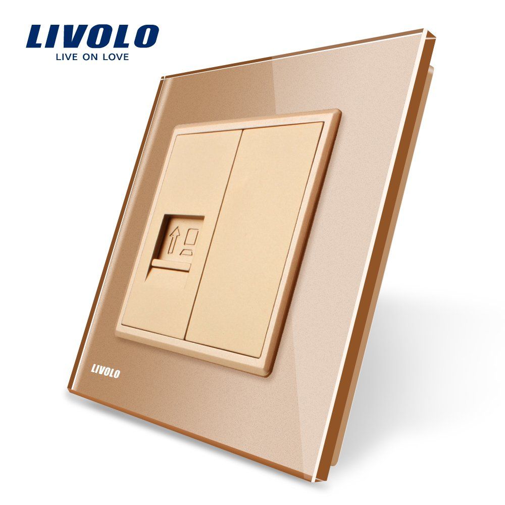 Livolo EU Standard One Gang Computer Socket Wall Outlet Vl-C791c-13/15