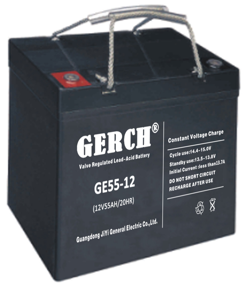 12V 55ah Maintenance Free VRLA Lead Acid Battery for Solar System, UPS, Wind Power, Telecom, EPS, LED Light, Mining Light, Inverter AC, Door Opener