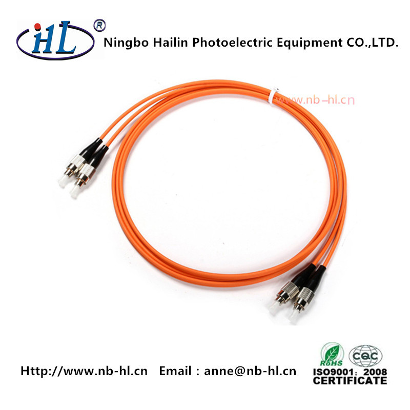 1 Meter Duplex FC Om2 Multimode Fiber Optic Cable