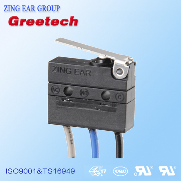 Miniature Micro Switch 5A 125VAC 3A (Zing Ear)