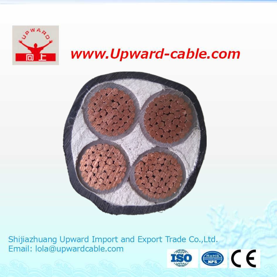 150mm2 Copper Conductor High Voltage XLPE Dsta PVC Cable