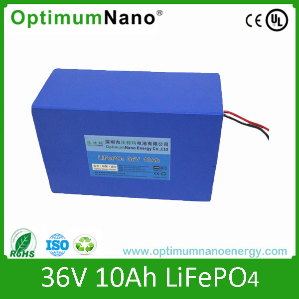 36V 12ah High Power Rechargeable LiFePO4 Lithium Battery for E-Tools