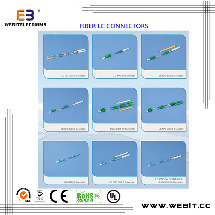 LC/APC PC Sm Mm Fiber Optic Connector