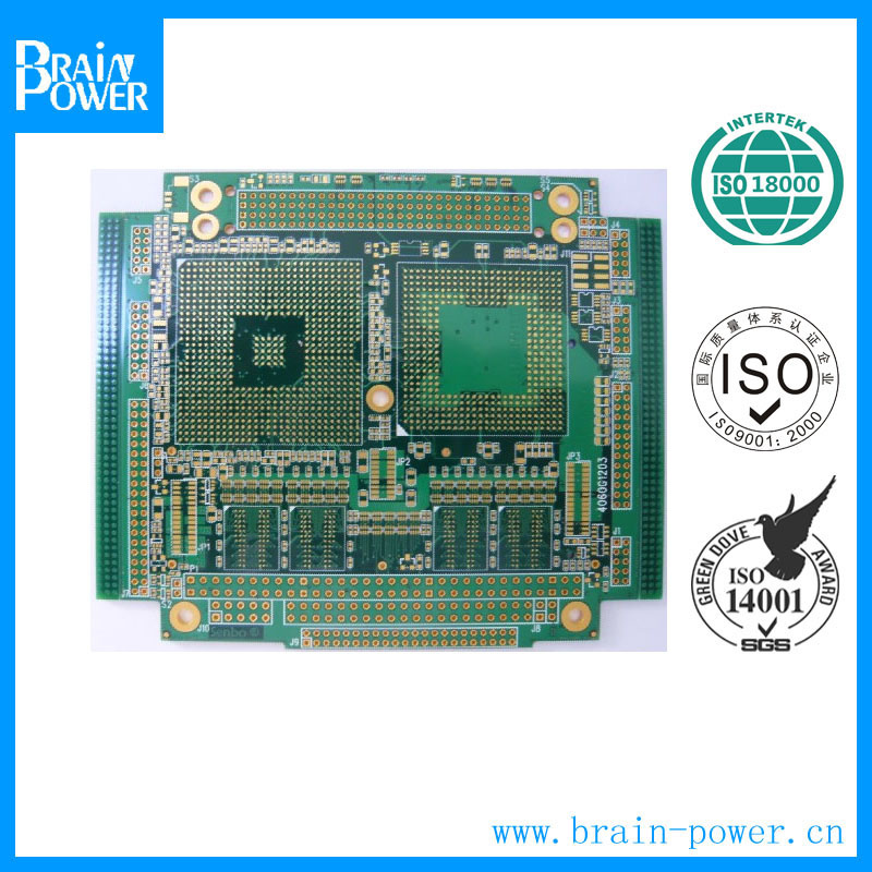 Hybrid PCBA/PCB Board in Immersion Gold