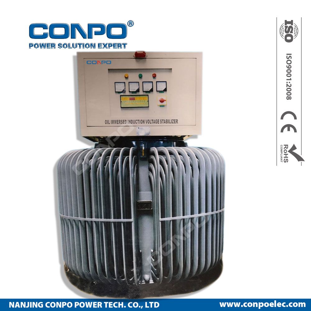 Tsja-30kVA~500kVA 3p Oil Immersed Induction Voltage Regulator/Variable Transformer (with Control Box)