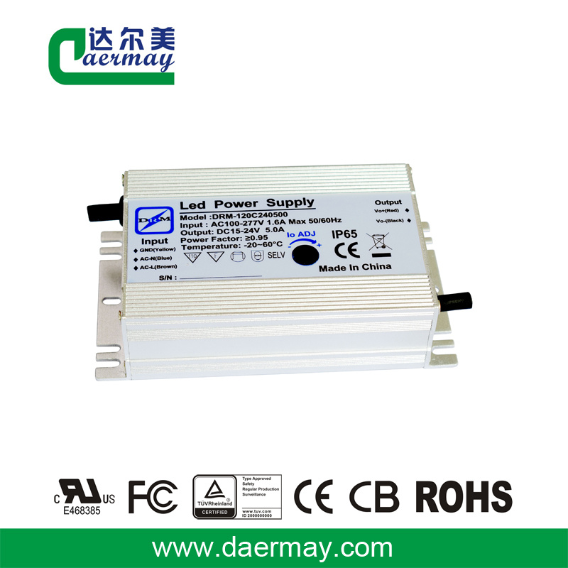 Outdoor LED Driver 120W 24V Waterproof IP65