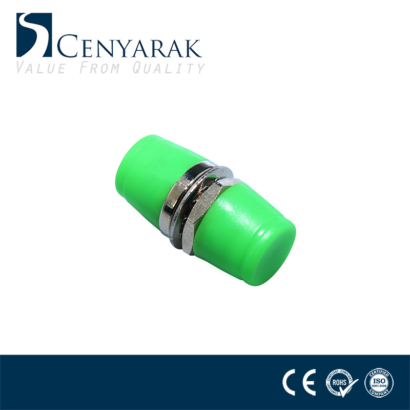 FC Small D Type Metal APC Fiber Optic Adapter Coupler