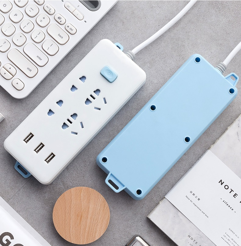 Multi Functional Convenient Electrical Extension Socket with USB Outlets
