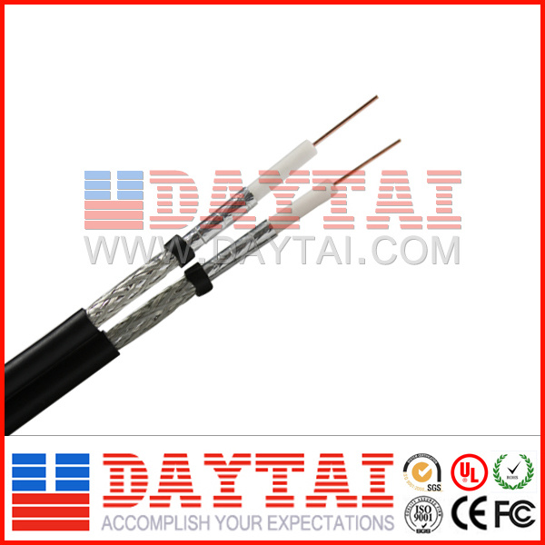 75 Ohm Rg59/F59 Double Coaxial Cable
