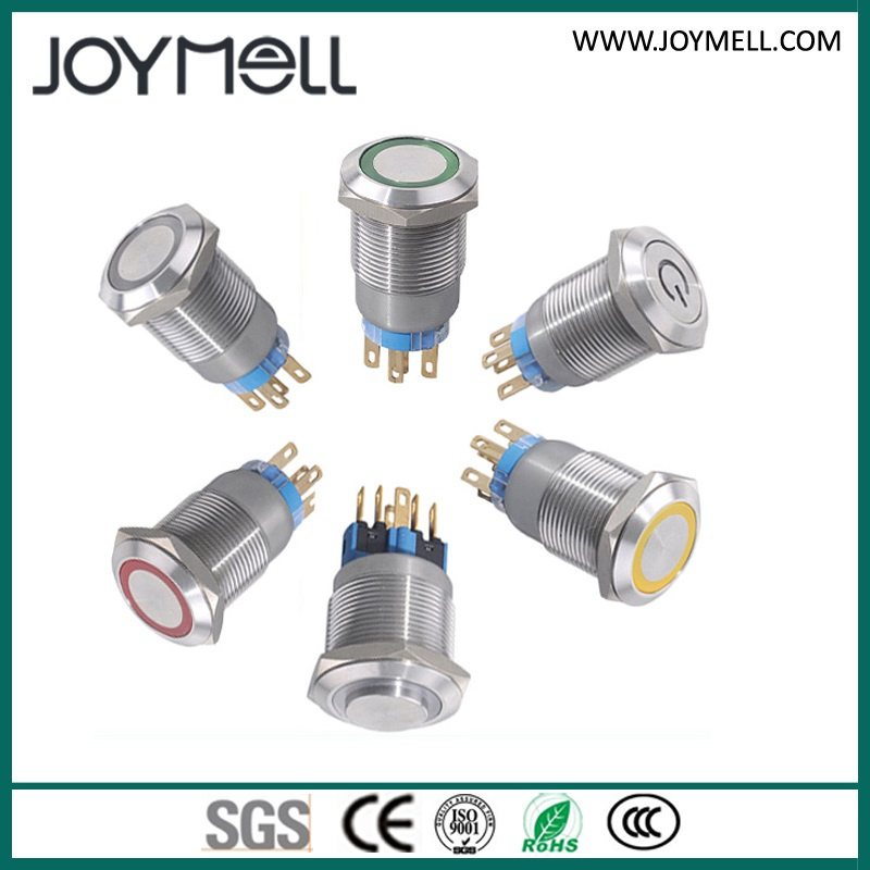 IP67 Stainless Steel 2 Step Push Button Switch