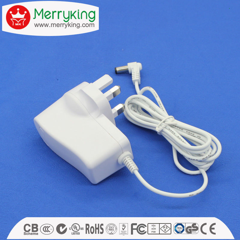 24V650mA AC/DC Adapter DOE VI Level Energy Efficiency Ce BS Approved