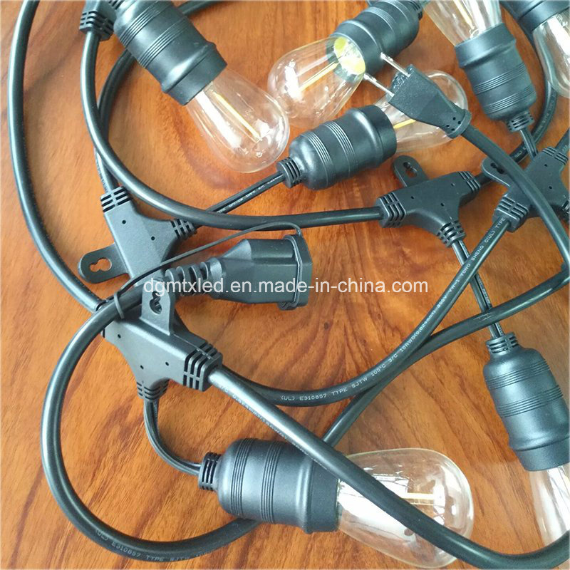 UL CE E12 E17 E26 E27 Christmas String Bulb Cable