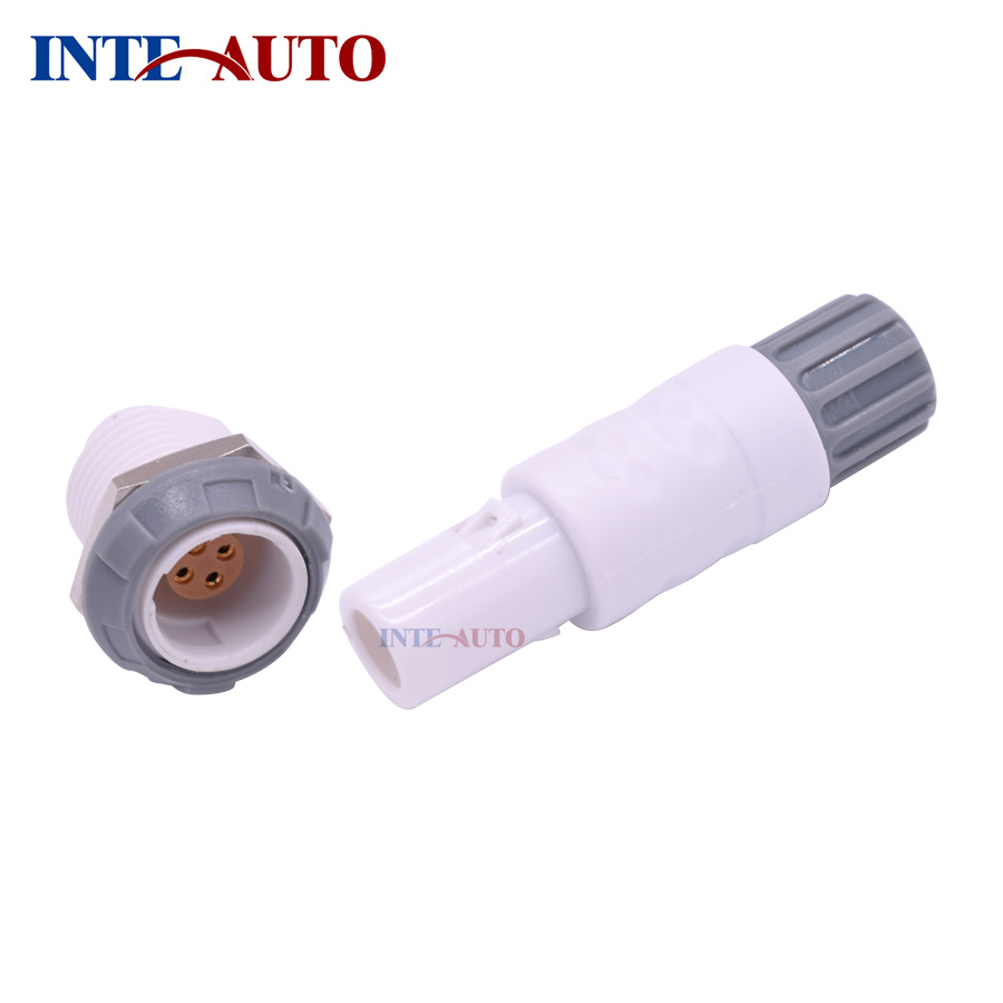 4 Pins ODU White Plastic M14 Connectors Factory