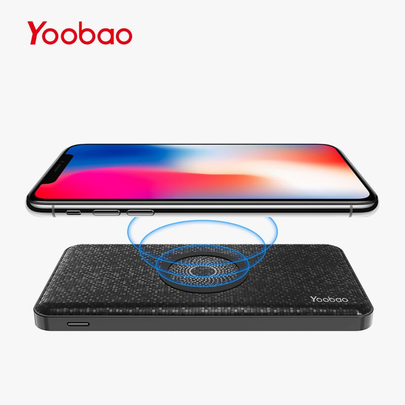 Yoobao W5 Qi Wireless Charger 5000amh for iPhone X 8 Plus Samsung Note