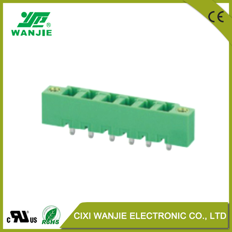 Green Male Female Connector Pluggable Terminal Block Wj15edgvc/RC/Vm/RM, Pitch 5.08mm