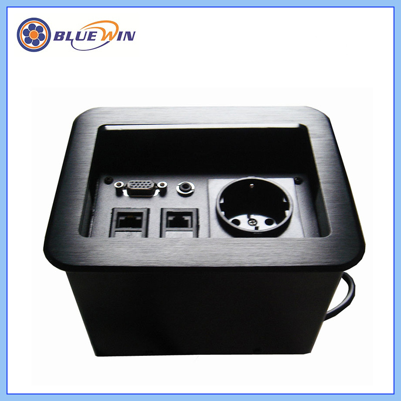 Cover-Sliding Hidden Socket with European Power
