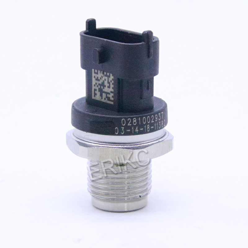 Erikc OEM Bosch Fuel Injection Rail Pressure Sensor 0281002937 for Volvo Ford Iveco Renault Vauxhall FIAT Replacement Part 0281002706, 0281002903