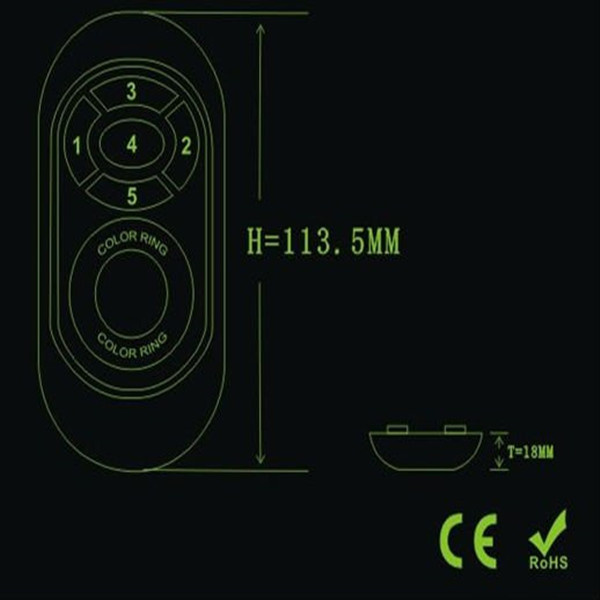 DC12-24V Wireless LED RGB Strip Light Remote Controller
