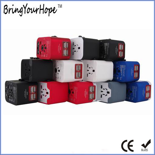 Multi Color Multi Country Use Travel Power Adaptor (XH-UC-014)