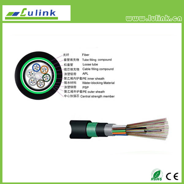 G652D Buried Fo Cable GYTA53 Single Mode Fiber Optic Cable