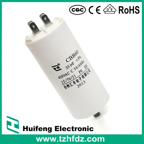 Cbb60 450VAC Capacitor with Pins