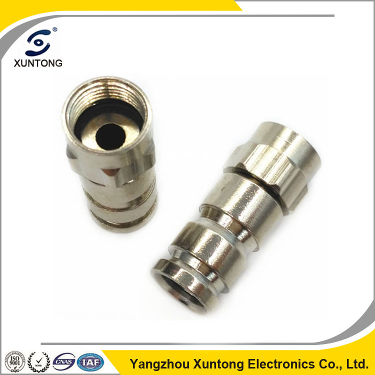 F Connector Rg59 Waterproof Electrical Connector