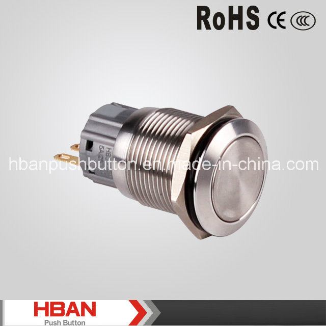 RoHS CE (19mm) 1no1nc 2no2nc Momentary Latching Pushbutton Switches