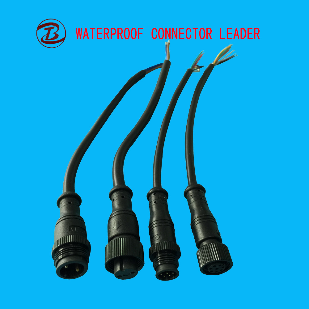 M12/M14 IP67 Metal Waterproof Connector with 2-12 Pin Cable