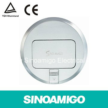 Raised Circular Nickel Plating Floor Boxes