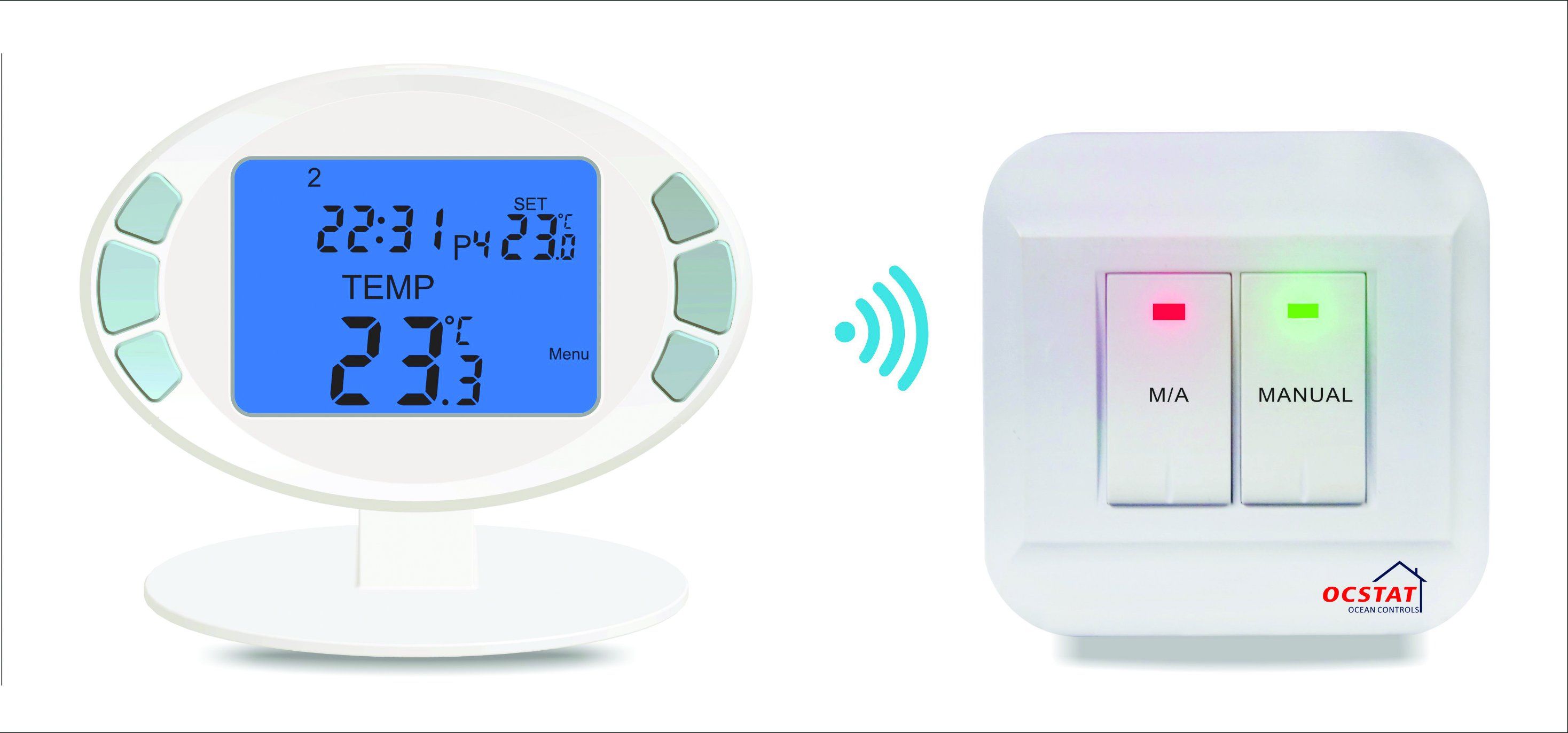 Wireless Floor Heating Electronic RF Room Thermostat