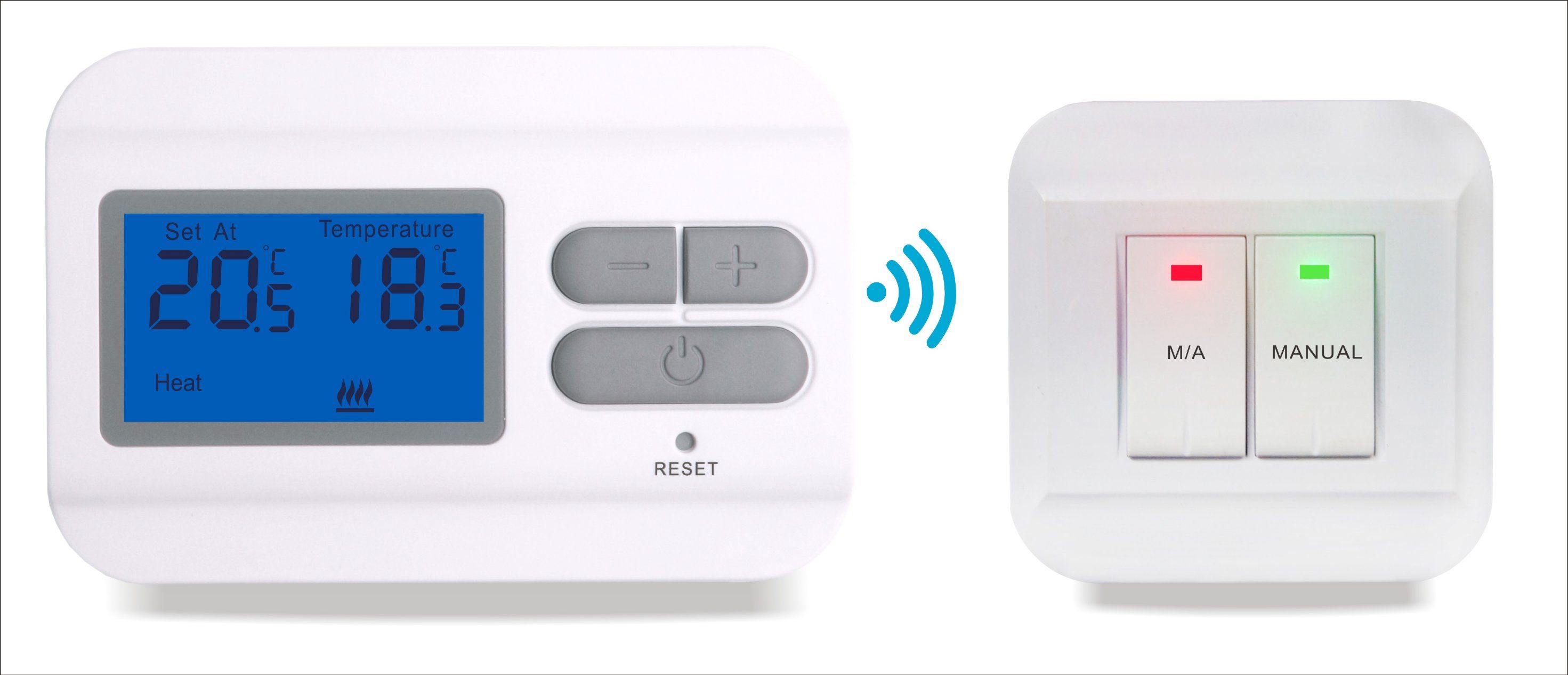OEM ODM LCD Display Wireless Non Programmable Thermostat