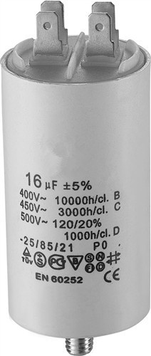 Little Temperature Changing Inside 50UF 500VAC Capacitor