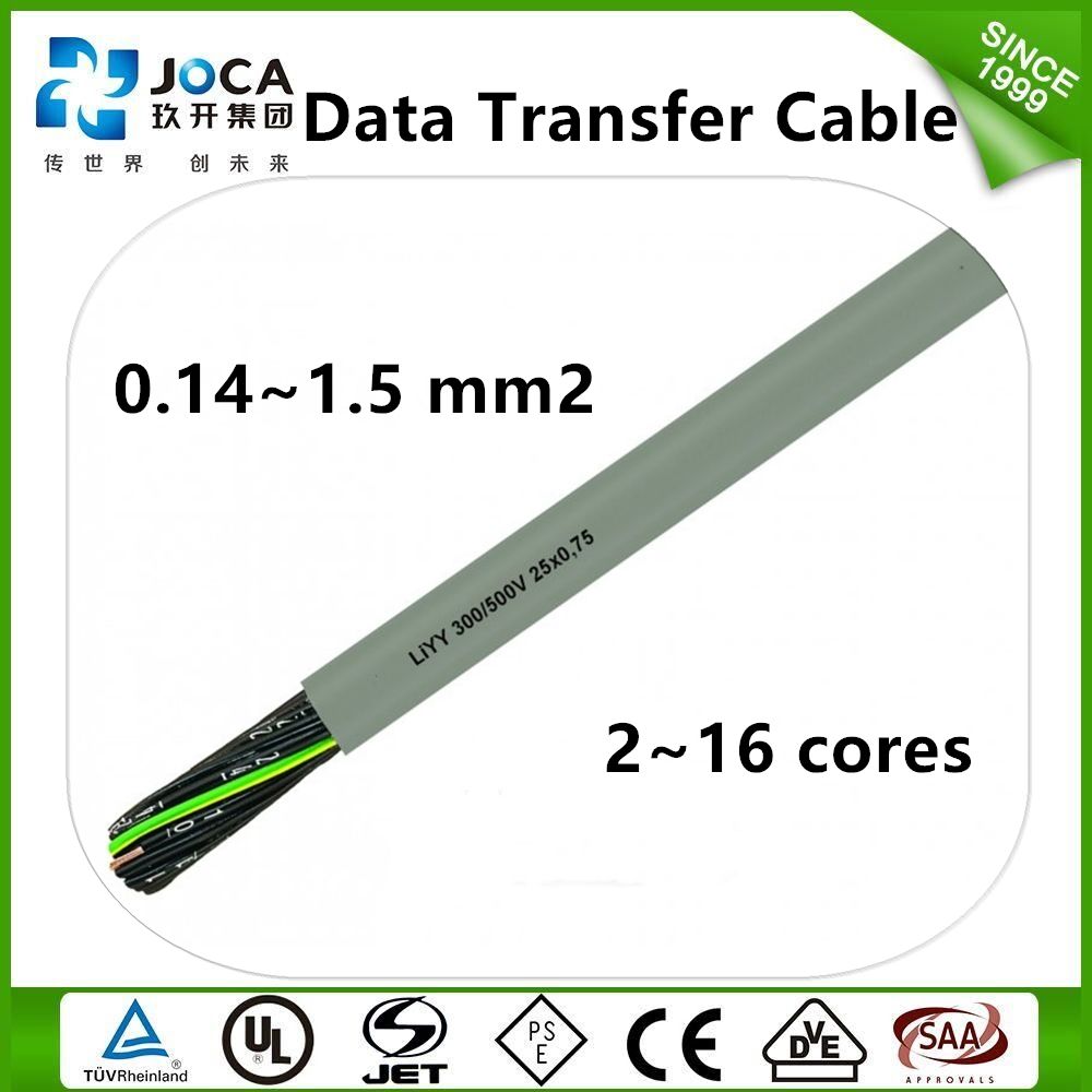 Liyy Unshielded Flexible Multi-Paired Drag Chain Data Cable