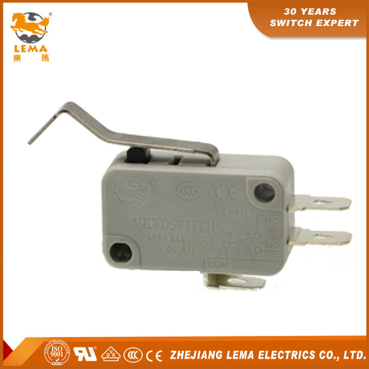 Lema Kw7-97 Grey UL Approved Electrical Micro Switch 5e4 25t85 Micro Switch