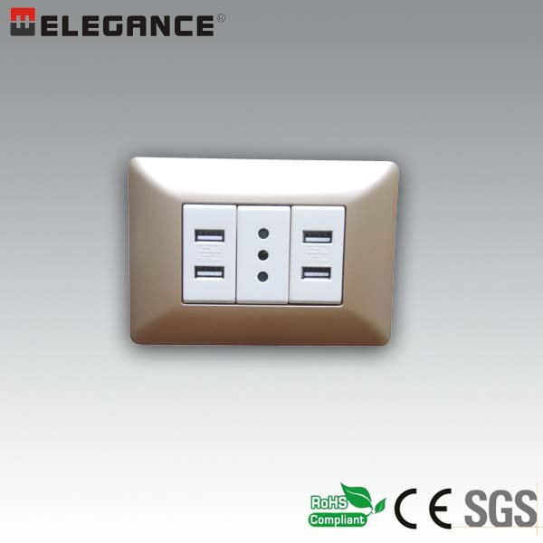Ma-USB New New Design Italian Wall USB Socket