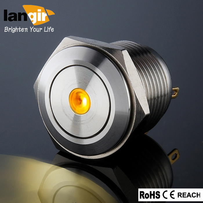 16mm Short Body DOT LED Push Button Switch