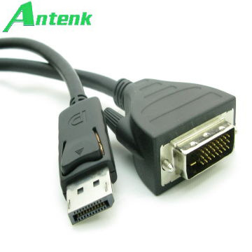 Displayport/M to DVI/M Cable 20 Pin DVI Cable