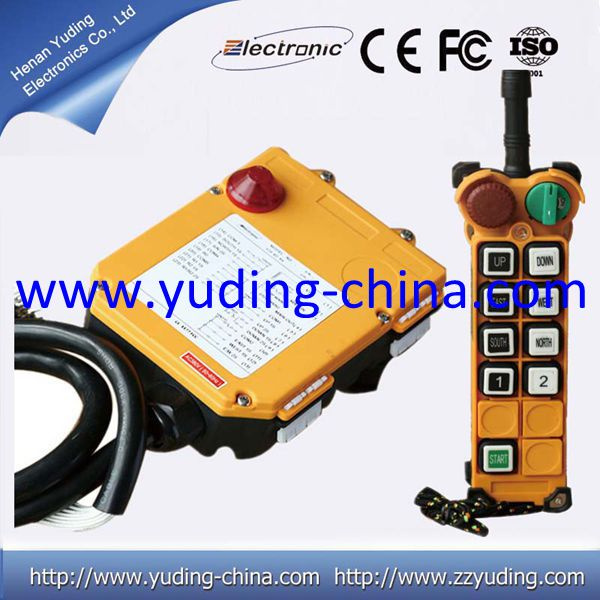 Yuding 2015 New Products F24-8s DC12V 8CH RF Digital Wireless Remote Control Switch/Cranes Wireless Telecrane Radio Remote Control