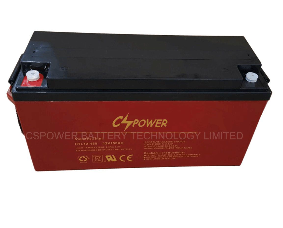 Solar Battery 12V150ah Deep Cycle Gel for Inverter /Solar Panel
