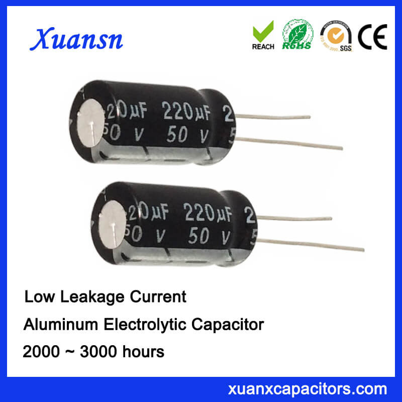 220UF 50V Low Leakage Capacitors Electrolytic