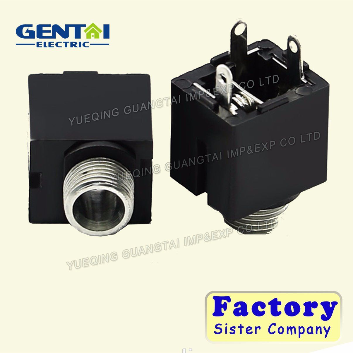 6.35mm Mono Jack Close Circuit Audio Phone Jack