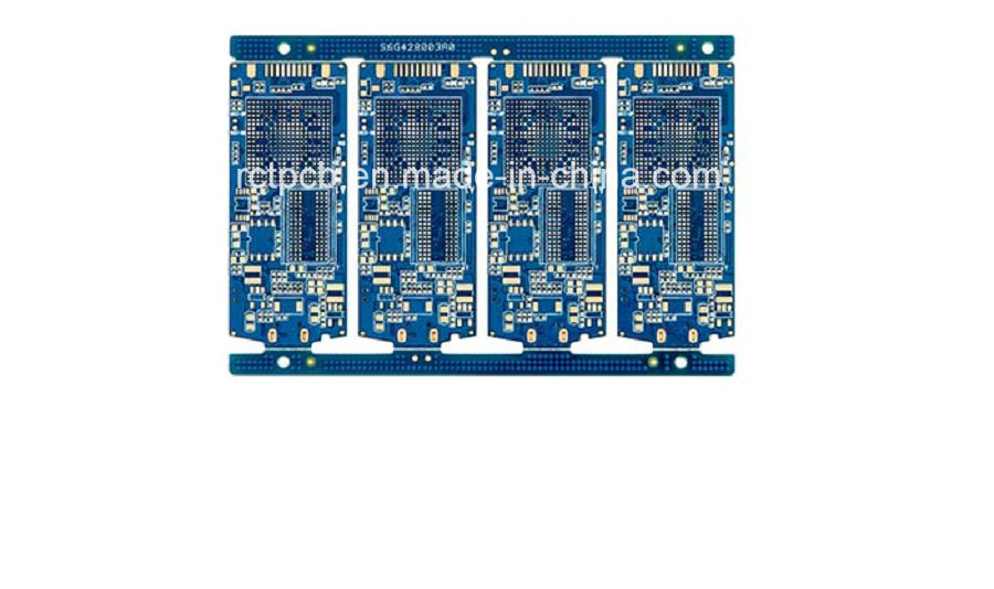 6 Layer HDI Blue Rigid PCB