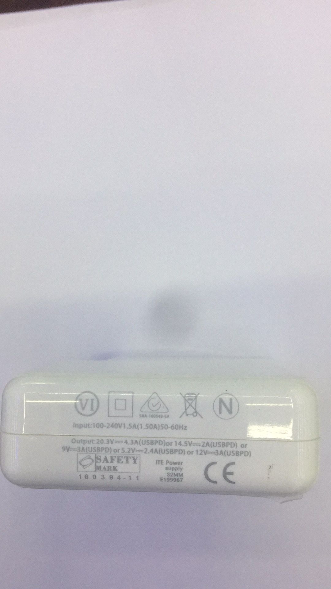 Type C Adapter 61W 29W 87W for Laptop with Type C USB Cable