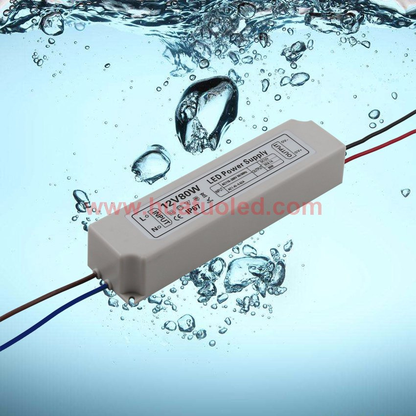 12V 6A 80W Waterproof LED Light Display Board Module Hts