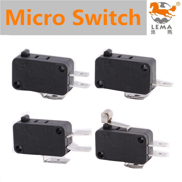 UL CE Approval 8A Three Screw Terminals Micro Switch
