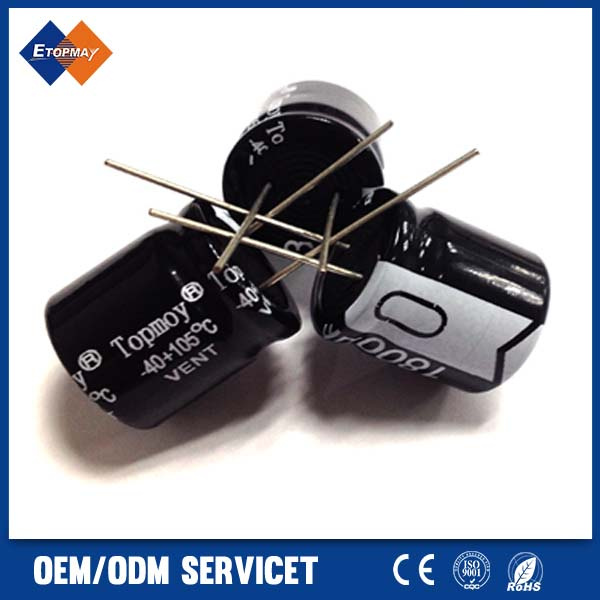 25V 105c Aluminum Electrolytic Capacitor Miniature Size Tmce02-2