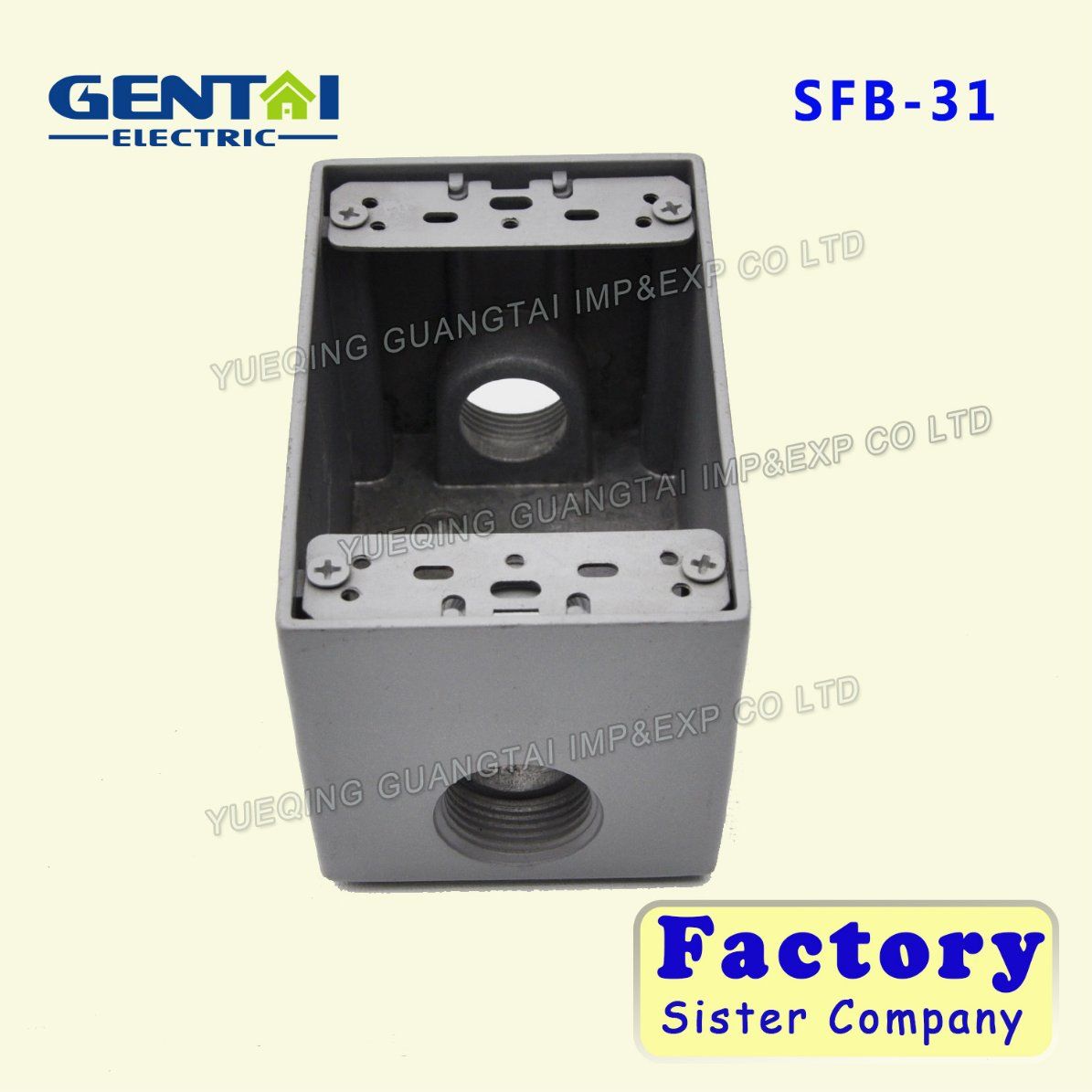 Weatherproof Box One Gang Electrical Junction Box