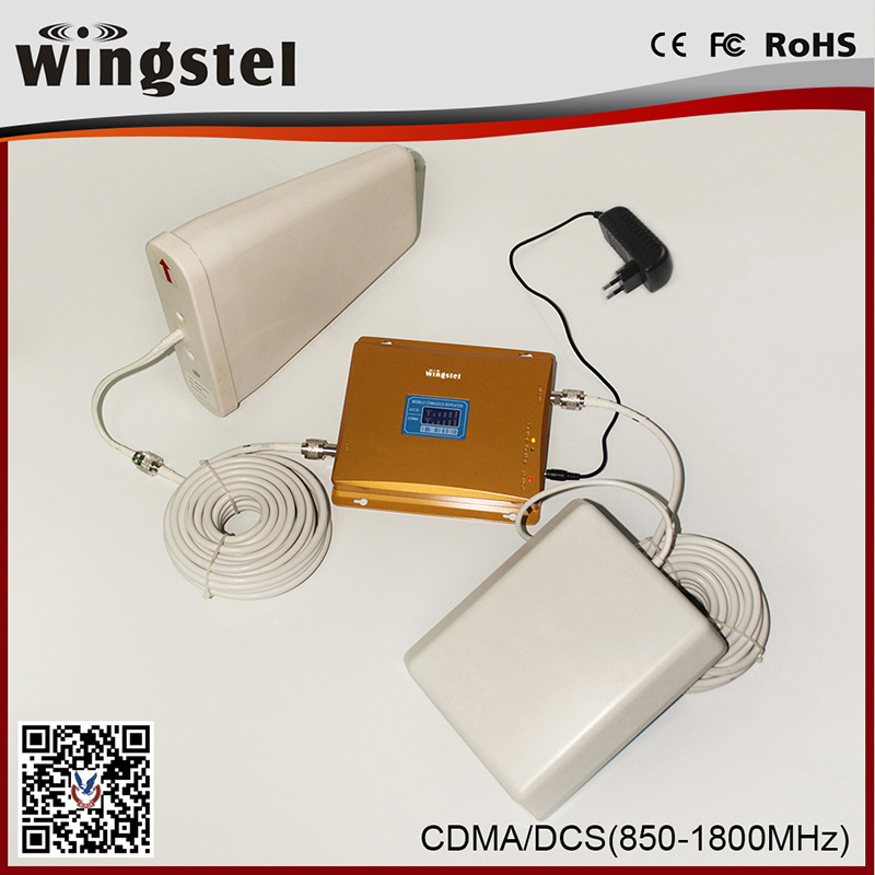 Dual Band CDMA/Dcs Signal Booster 2g 4G Signal Repeater for Mobile with High Quality